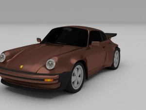 porsche 911 930 hdri 3D Model