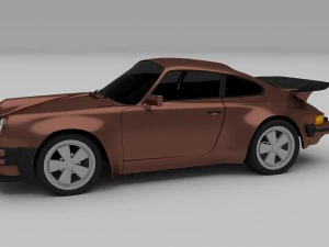 porsche 911 930 hdri 3D Model
