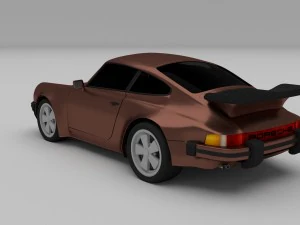 porsche 911 930 hdri 3D Model