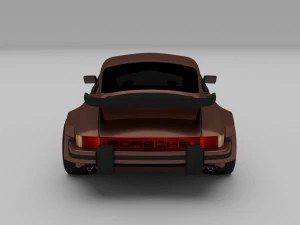 porsche 911 930 hdri 3D Model
