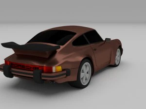porsche 911 930 hdri 3D Model