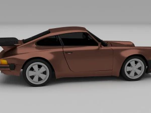 porsche 911 930 hdri 3D Model