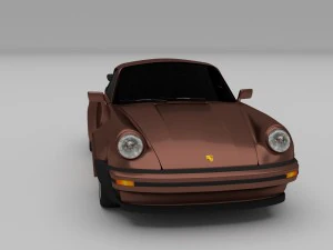 porsche 911 930 hdri 3D Model