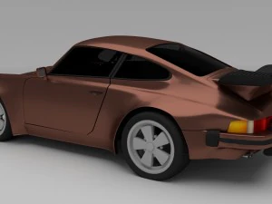 porsche 911 930 hdri 3D Model