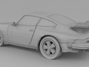 porsche 911 930 hdri 3D Model