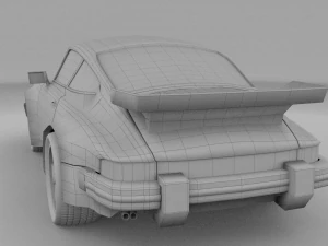 porsche 911 930 hdri 3D Model