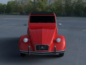 citroen 2cv hdri 3D 模型