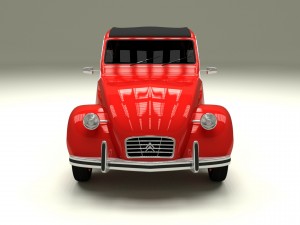 citroen 2cv hdri 3D 模型