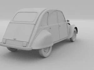 citroen 2cv hdri 3D Model