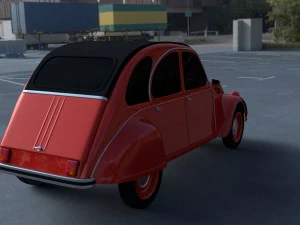 citroen 2cv hdri 3D Model