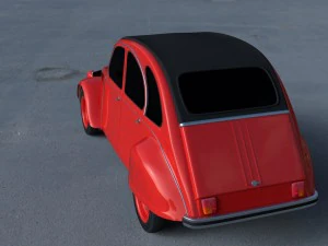citroen 2cv hdri 3D Model