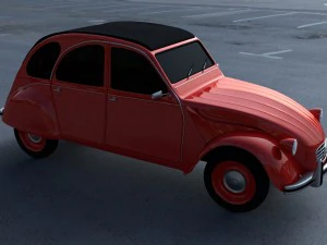 citroen 2cv hdri 3D Model