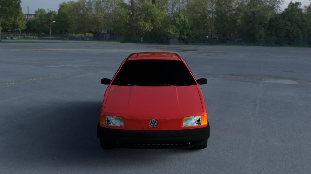 volkswagen passat b3 hdri 3D Модель .c4d .max .obj .3ds .fbx .stl .blend 