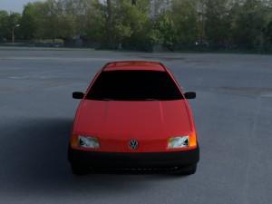 volkswagen passat b3 hdri 3D Модель