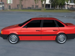 volkswagen passat b3 hdri 3D Модель