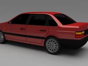 volkswagen passat b3 hdri 3D Модель