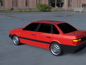 volkswagen passat b3 hdri 3D Модель