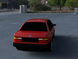volkswagen passat b3 hdri 3D Модель