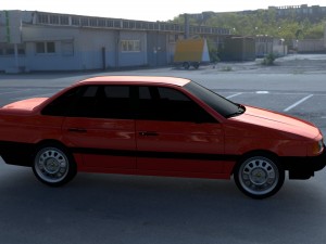 volkswagen passat b3 hdri 3D Модель