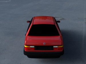 volkswagen passat b3 hdri 3D Модель