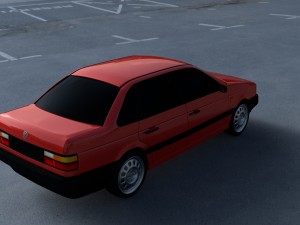 volkswagen passat b3 hdri 3D Модель