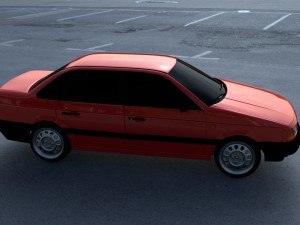 volkswagen passat b3 hdri 3D Модель