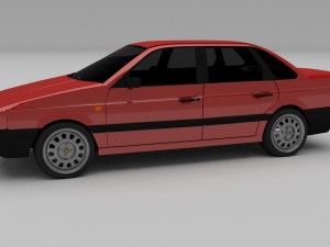 volkswagen passat b3 hdri 3D Модель