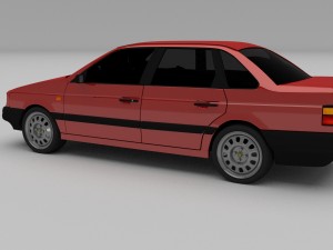 volkswagen passat b3 hdri 3D Модель