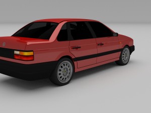 volkswagen passat b3 hdri 3D Модель