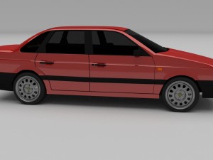 volkswagen passat b3 hdri 3D Модель
