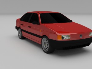 volkswagen passat b3 hdri 3D Модель
