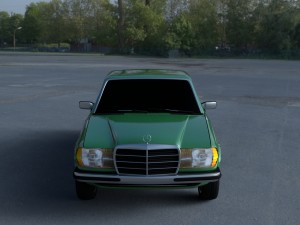 mercedes-benz w123 hdri 3D Модель