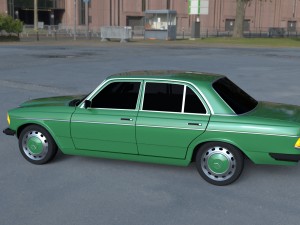 mercedes-benz w123 hdri 3D Модель