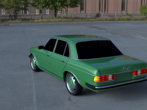 mercedes-benz w123 hdri 3D Модель