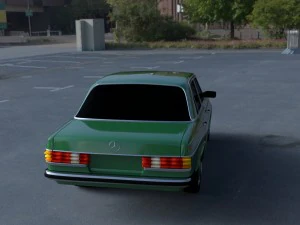 mercedes-benz w123 hdri 3D Model