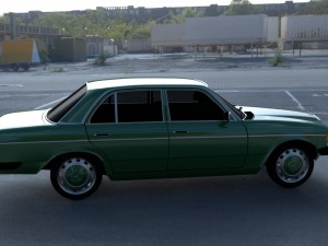 mercedes-benz w123 hdri 3D Модель