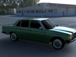mercedes-benz w123 hdri 3D Model