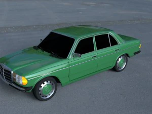 mercedes-benz w123 hdri 3D Model