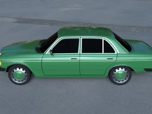 mercedes-benz w123 hdri 3D Model