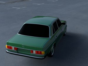 mercedes-benz w123 hdri 3D Модель