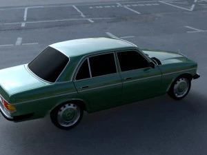 mercedes-benz w123 hdri 3D Model