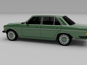 mercedes-benz w123 hdri 3D Модель