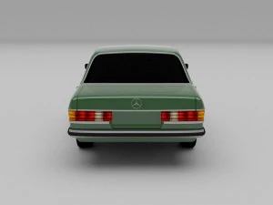 mercedes-benz w123 hdri 3D Model