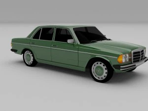 mercedes-benz w123 hdri 3D Model