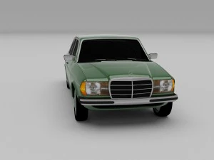 mercedes-benz w123 hdri 3D Model