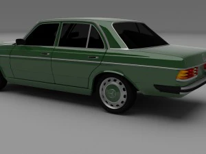 mercedes-benz w123 hdri 3D Model