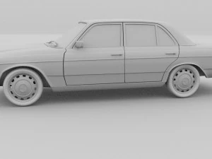 mercedes-benz w123 hdri 3D Model
