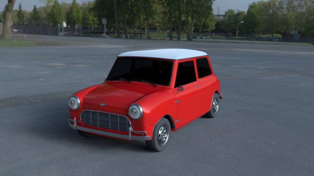 mini cooper hdri Modelo 3D .c4d .max .obj .3ds .fbx .stl .blend 