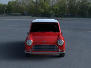 mini cooper hdri Modelo 3D