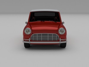 mini cooper hdri Modelo 3D